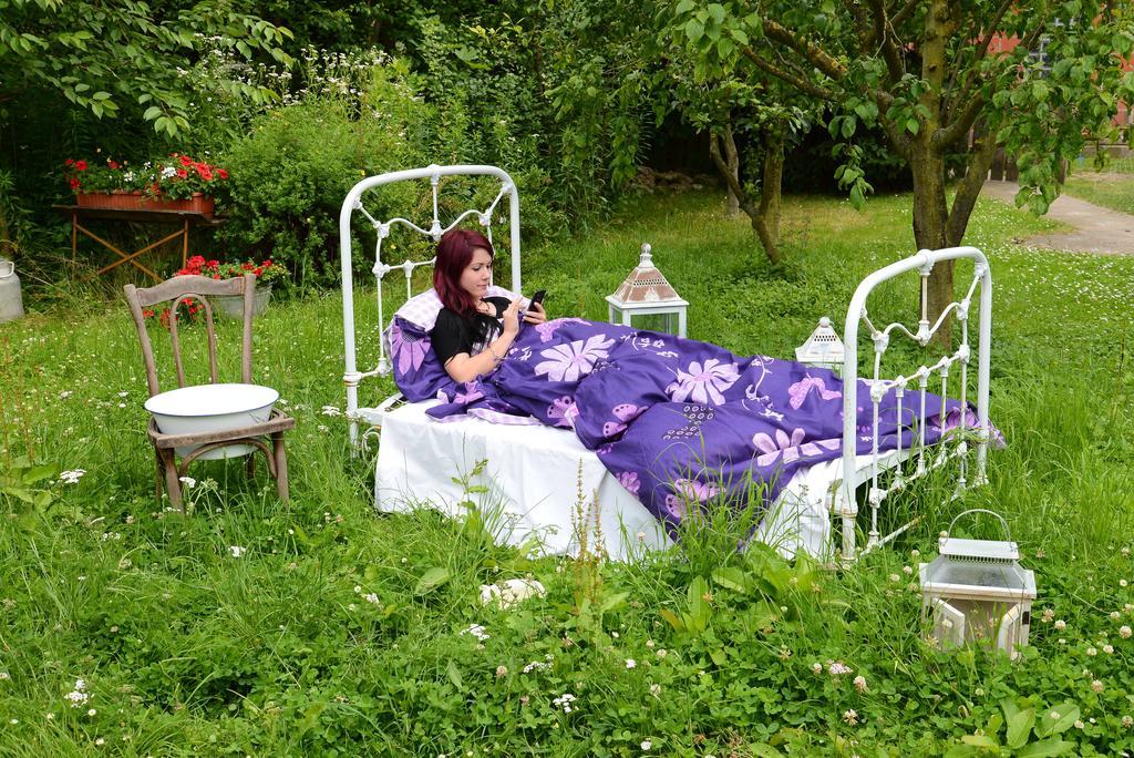 Landferienhaus Pension Erika Mühlhausen Esterno foto
